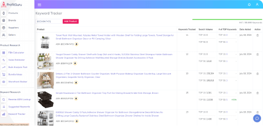 ProfitGuru Competitor Ranking Analysis
